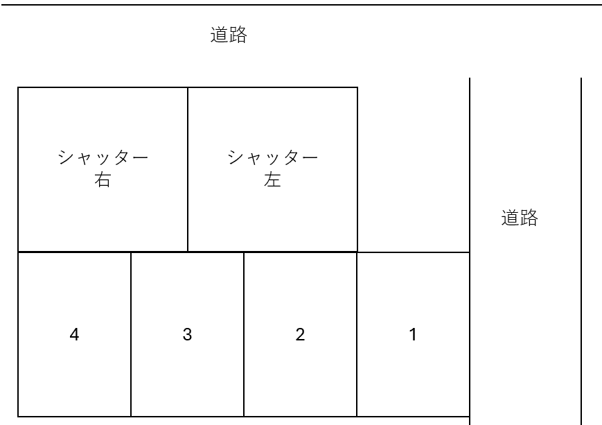 中村モータープールNo.2（川添）の駐車配置図