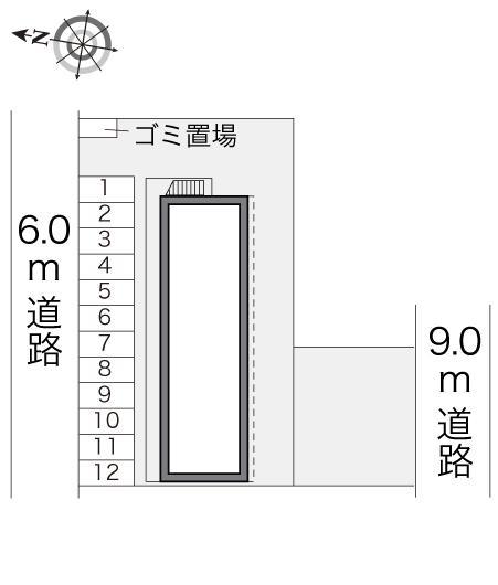 楓(17540)の駐車配置図