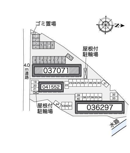 さくらやⅢ(37071)の駐車配置図