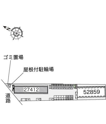 リスピー(27412)の駐車配置図