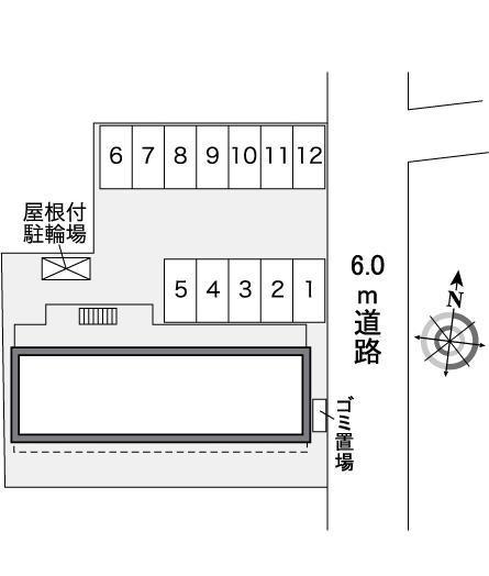 トゥモロー(30026)の駐車配置図