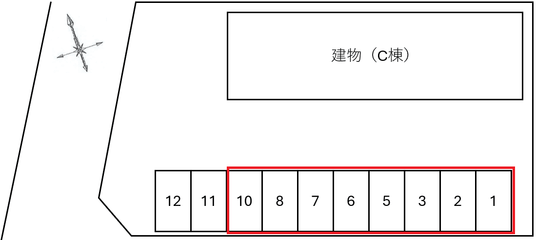 Ｓｏｌｅｉｌ　Ｃの駐車配置図