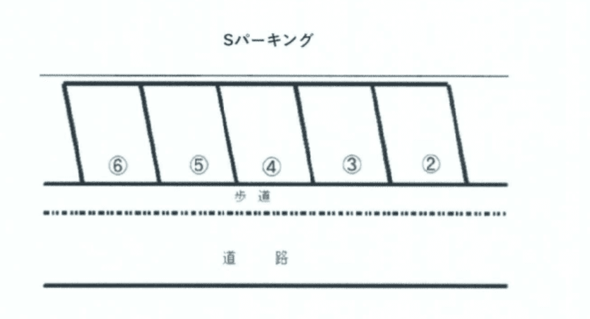 吉塚２丁目Ｓパーキングの駐車配置図