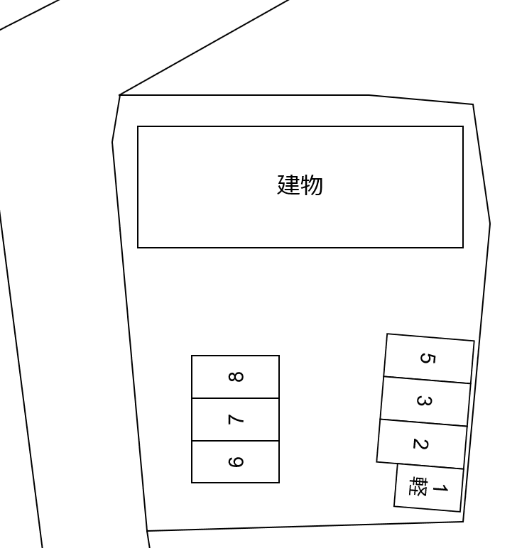 リバーサイド別駐車場の駐車配置図