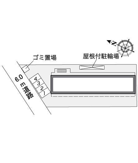 大和田(36733)の駐車配置図