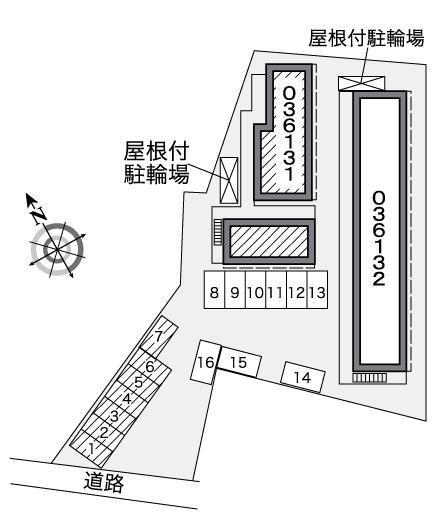 福岡大学前Ａ(36131)の駐車配置図