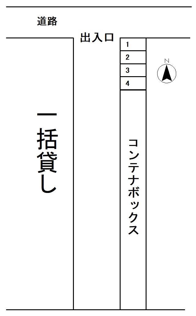 長持田中月極駐車場の駐車配置図
