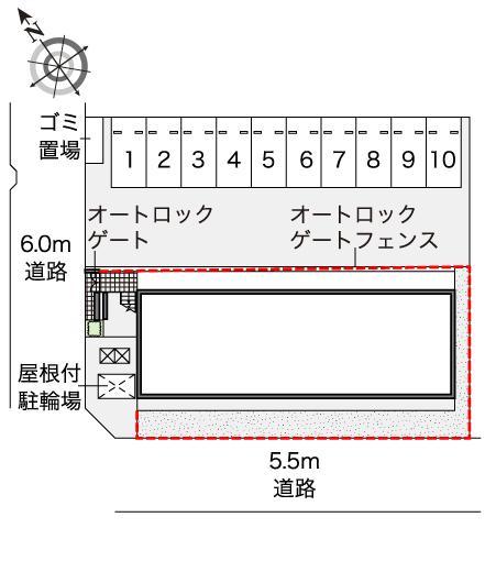 マックハウス(45953)の駐車配置図
