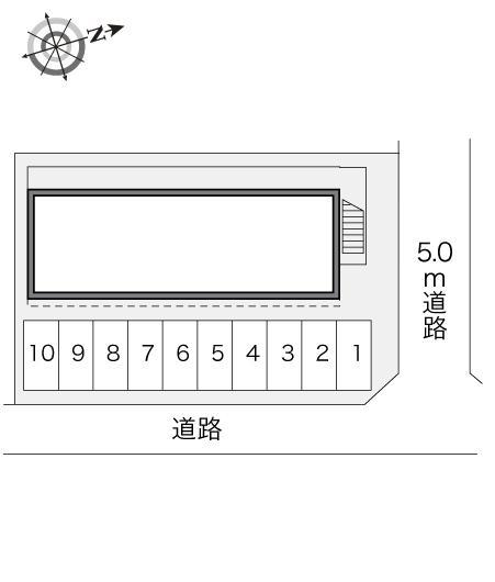 本沢合Ⅲ(18302)の駐車配置図