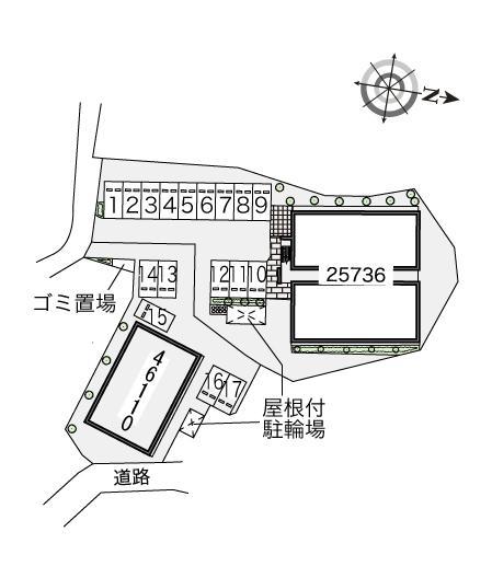 ＨＩＲＯＥ(25736)の駐車配置図