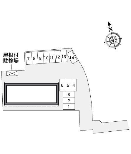 メゾン森上(39002)の駐車配置図