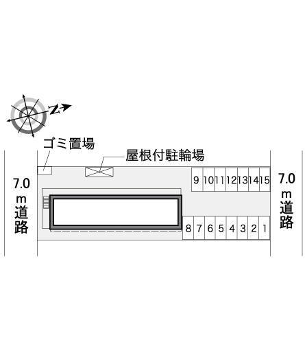 天佑(36494)の駐車配置図