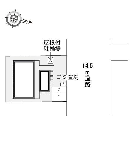グローリ(34556)の駐車配置図
