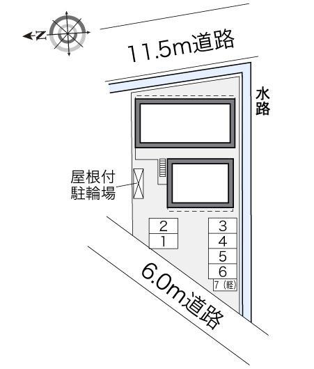 カリオストロ(34329)の駐車配置図