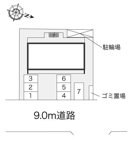 プラム(18040)の駐車配置図