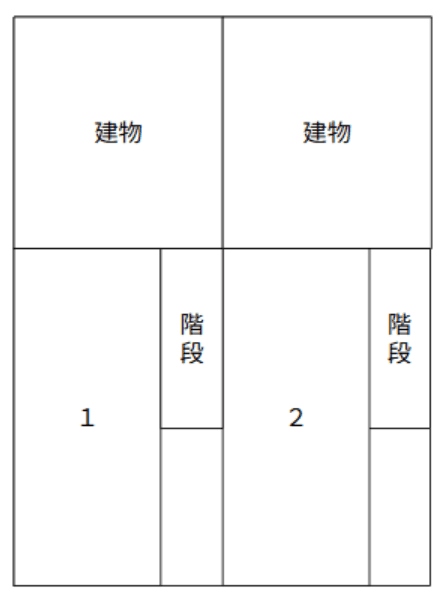 蔵王館の駐車配置図