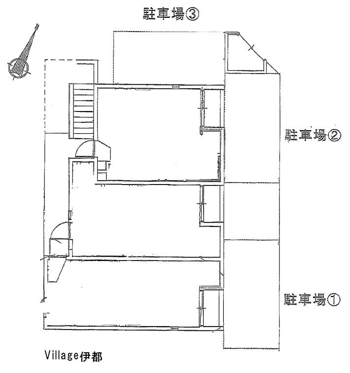 Village伊都の駐車配置図