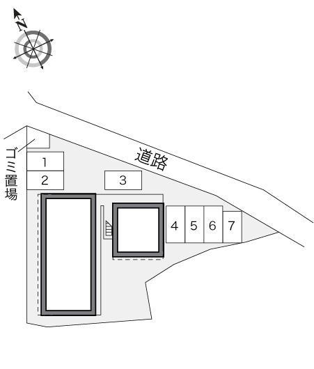 さくら(22389)の駐車配置図