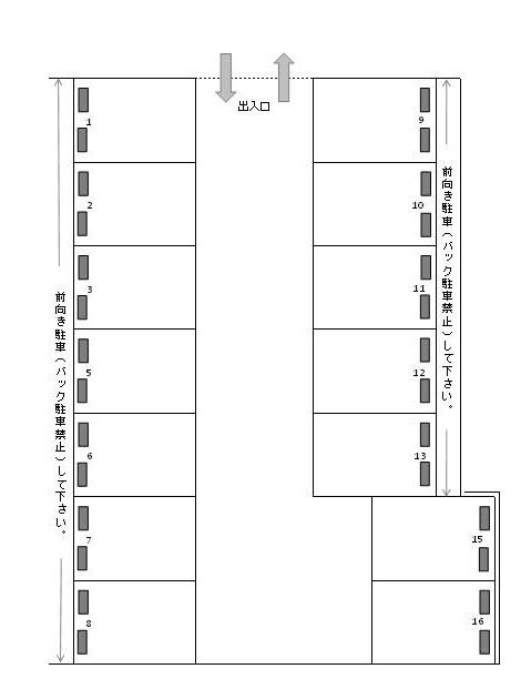 J-043の駐車配置図