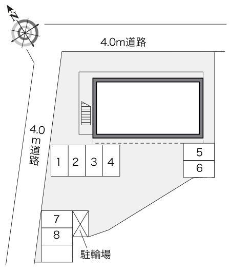 ＶＩＬＬＡ中屋敷(24665)の駐車配置図