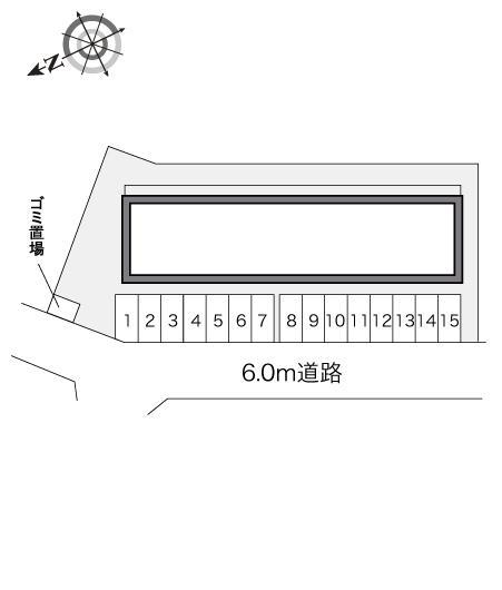 新富(21555)の駐車配置図