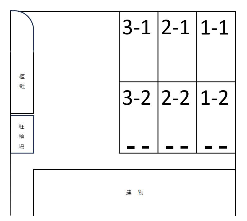 80042vivre安賀の駐車配置図