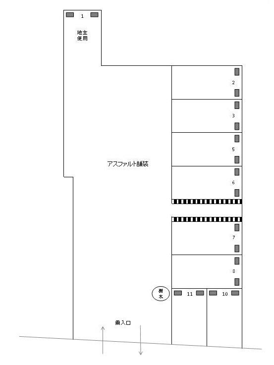 J-666の駐車配置図