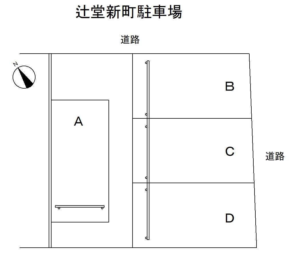 辻堂新町森駐車場の駐車配置図