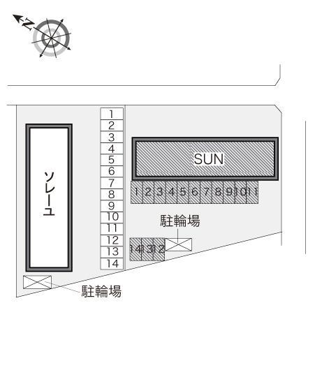 ＳＵＮ(20950)の駐車配置図
