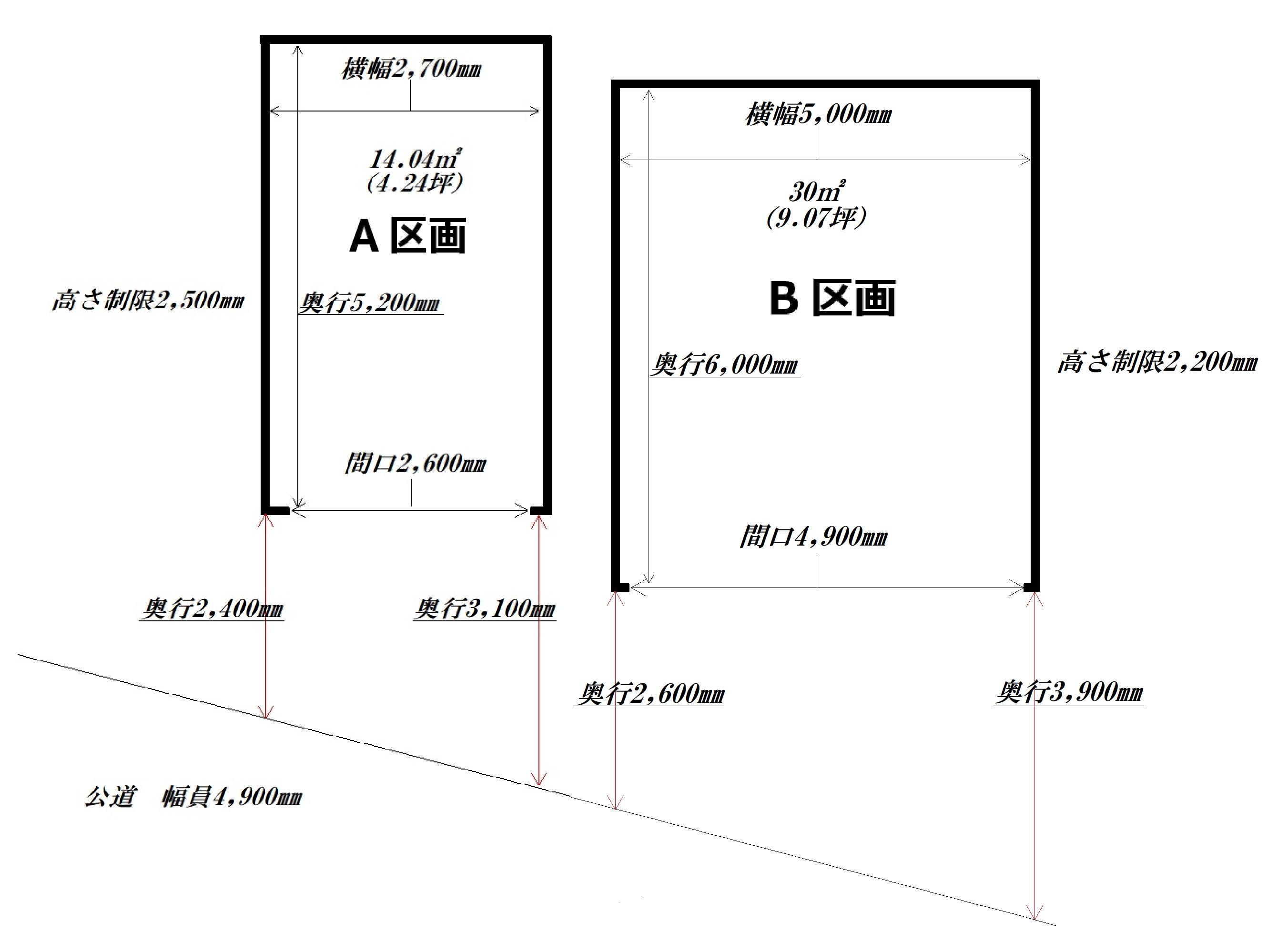 すえひろパーク（熊谷市妻沼ガレージ）の駐車配置図