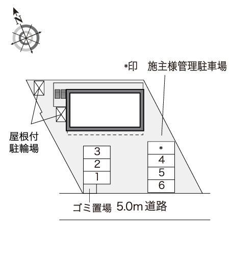 高尾Ⅲ(40483)の駐車配置図