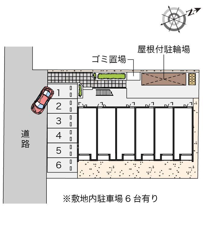クレイノグランツ(56760)の駐車配置図