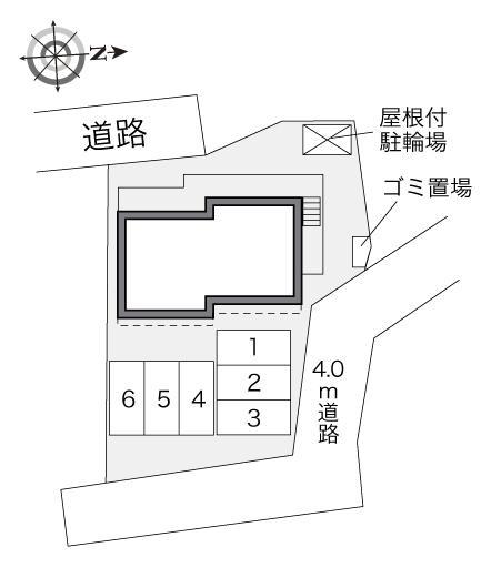 メルベーユ(28117)の駐車配置図