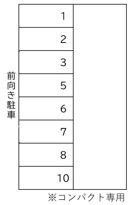 (43) 安井駐車場の駐車配置図