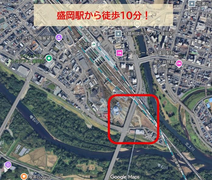 盛南大橋月極駐車場の外観・駐車場イメージ1枚目