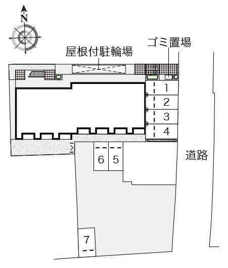宝(55457)の駐車配置図