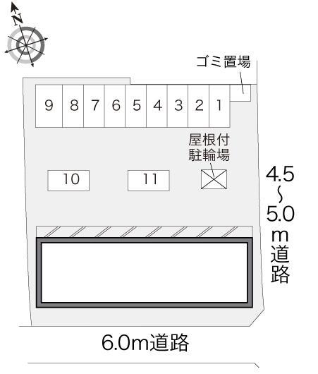 Ｎウィング(20523)の駐車配置図