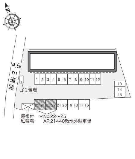 イーストⅡ(24415)の駐車配置図