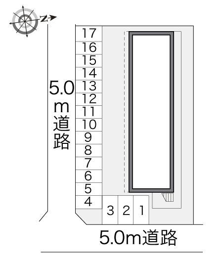 アゼリア(17793)の駐車配置図