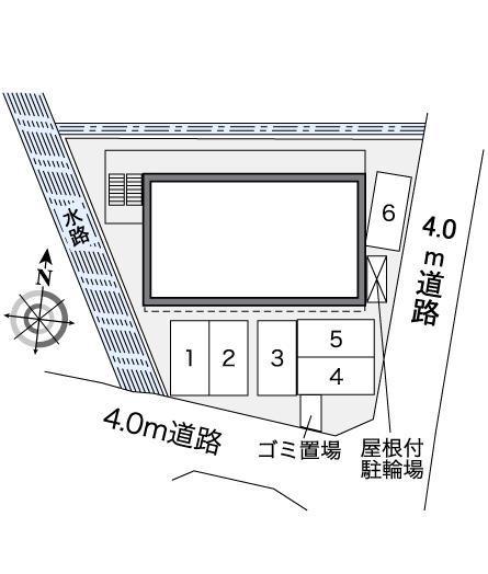 ハピ(35672)の駐車配置図