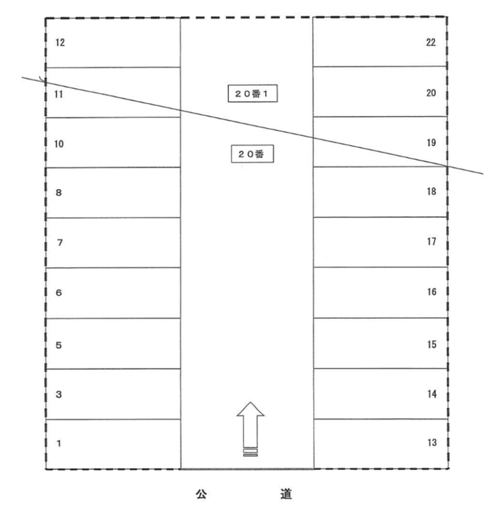 ５２の駐車配置図