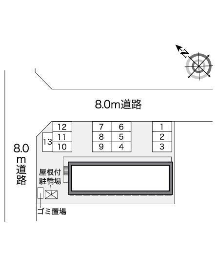 白樺(27289)の駐車配置図