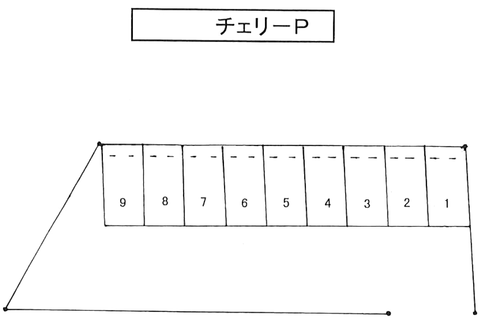 チェリーＰの駐車配置図
