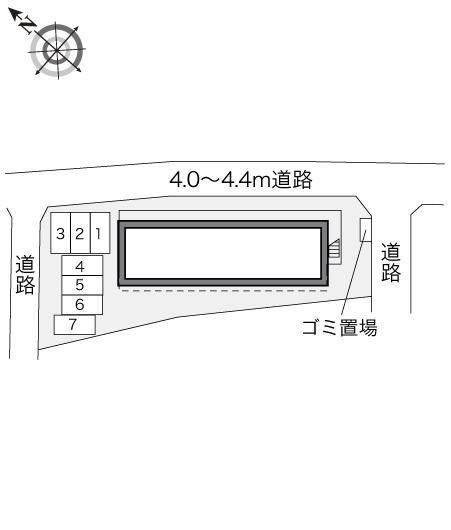 未来(22297)の駐車配置図