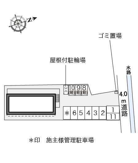 サントーク(30964)の駐車配置図