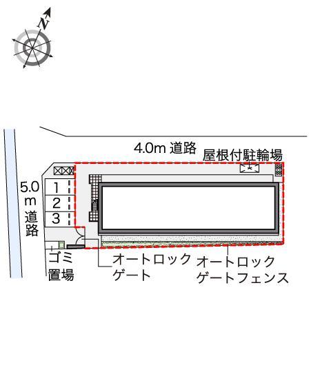 上台ハイツ(44358)の駐車配置図