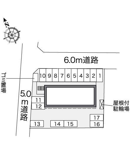 坊ヶ峯(39535)の駐車配置図