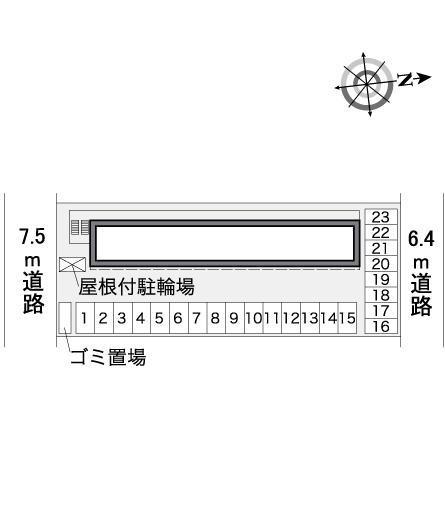 シリウス(37961)の駐車配置図