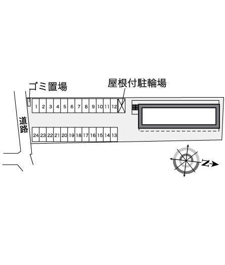 ＩＹＯ(35342)の駐車配置図
