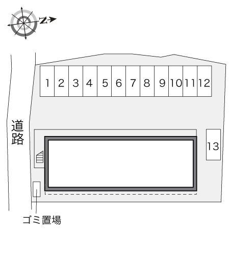 スマイル長沢(22852)の駐車配置図